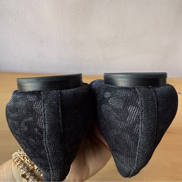 Tory Burch Black Cheetah Flats - Picture 10 of 15